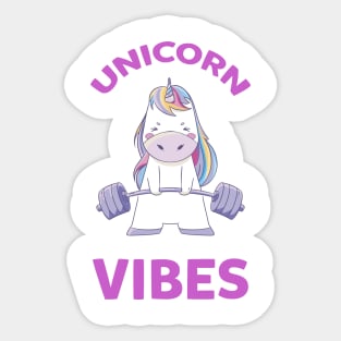 Strong Unicorn Gym Powerlifter Squat Sticker